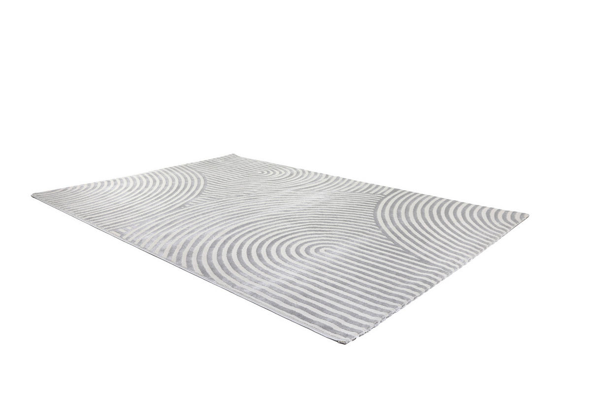 WEBTEPPICH 160/230 cm Jules Silberfarben rechteckig  - Silberfarben, Basics, Kunststoff/Textil (160/230cm) - Astra