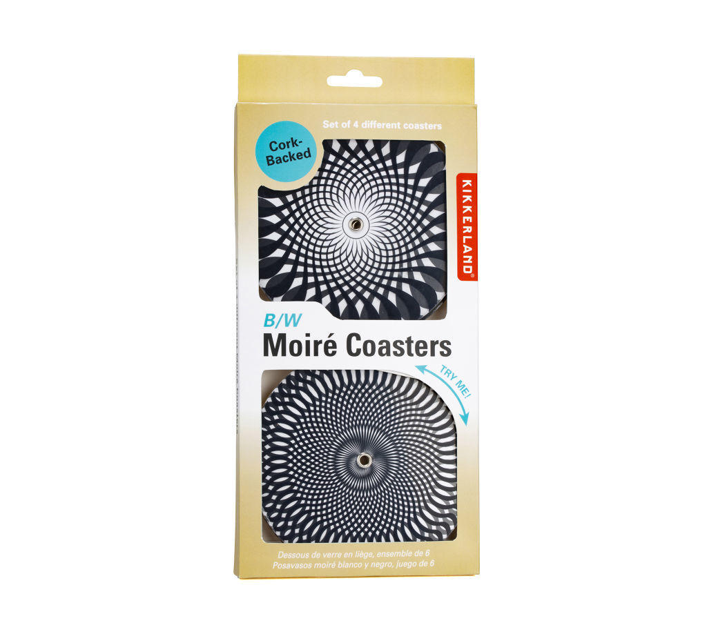 SET PODMETAČA ZA ČAŠU - višebojno, Basics, papir/karton (1/23,5/11cm) - Kikkerland
