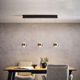 LED-HÄNGELEUCHTE Itonda 100/12/180 cm   - Braun, Basics, Glas/Metall (100/12/180cm) - Dieter Knoll