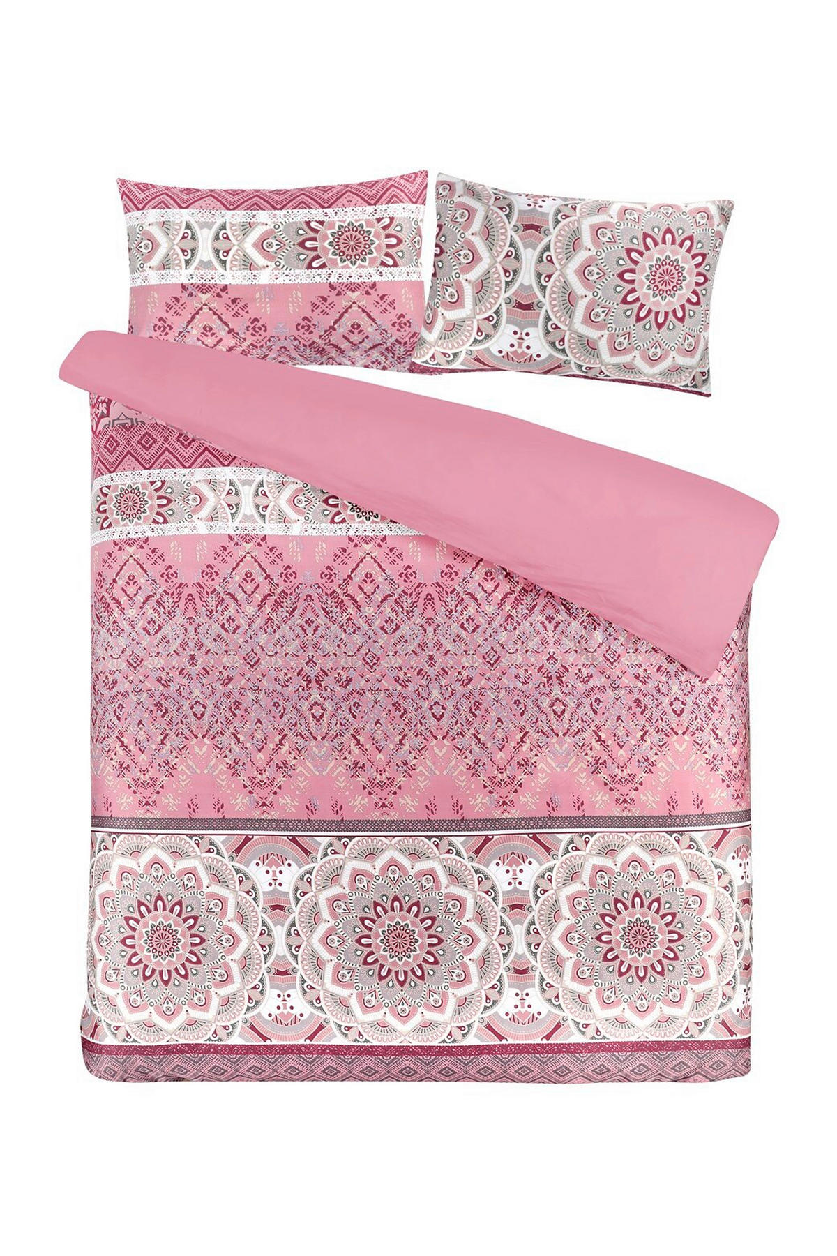 POSTEĽNÁ BIELIZEŇ satén viacfarebná 140/240 cm - viacfarebná, Basics, textil (140/240cm) - Kayoom