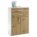 AKTENSCHRANK Eiche Artisan  - Eiche Artisan, MODERN, Holzwerkstoff (80/111/35cm) - Carryhome