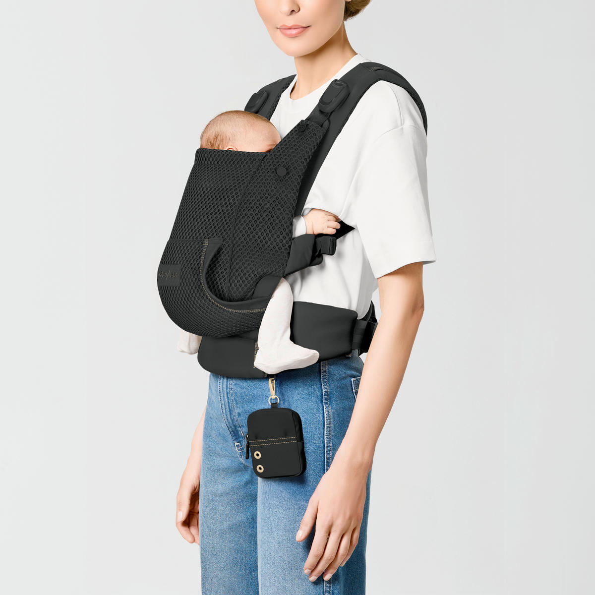BABYTRAGE Laya  - Schwarz, Basics, Textil (50/60cm) - Cybex