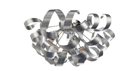 LED-DECKENLEUCHTE - Alufarben, Design, Metall (70/40cm) - Ambiente