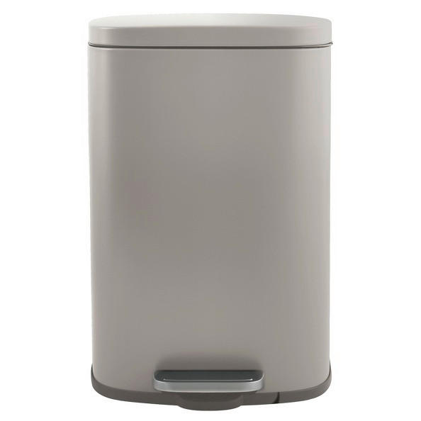 TRETEIMER 30 L  - Taupe/Schwarz, Basics, Kunststoff/Metall (34,3/23,5/62,9cm) - Spirella