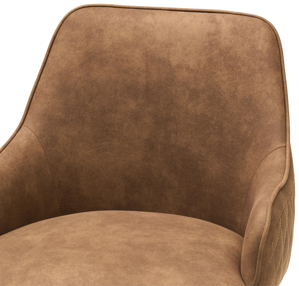 BARHOCKER in Metall, Textil Braun, Schwarz  - Schwarz/Braun, KONVENTIONELL, Textil/Metall (50/90-111/51cm) - MID.YOU