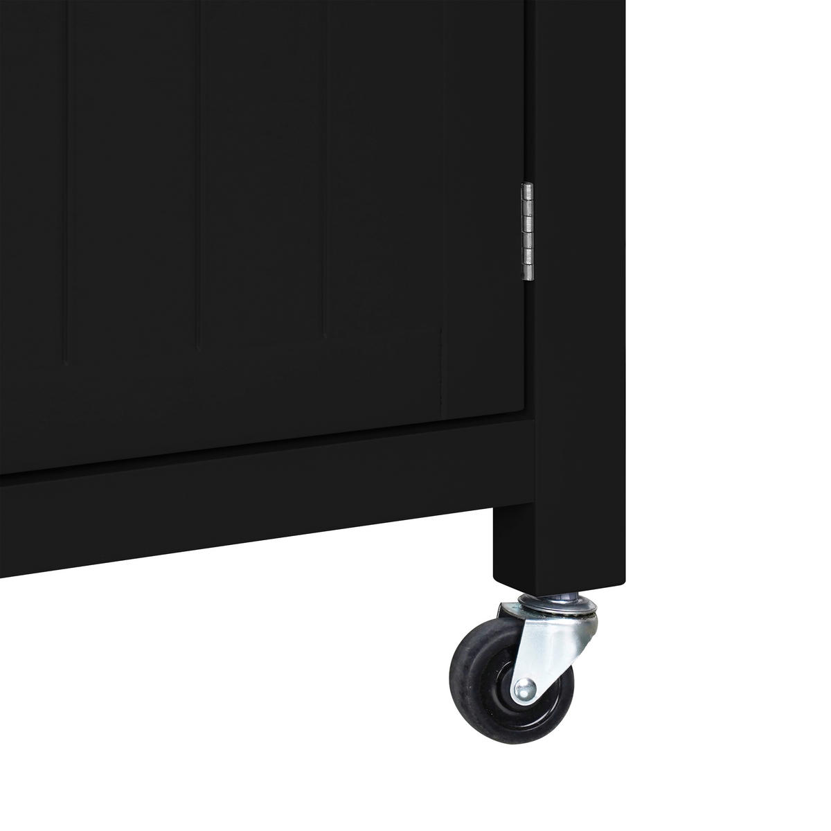 KÜCHENINSEL   in Schwarz, Edelstahlfarben  - Edelstahlfarben/Silberfarben, Basics, Holzwerkstoff/Metall (110/127/89/53cm) - MID.YOU