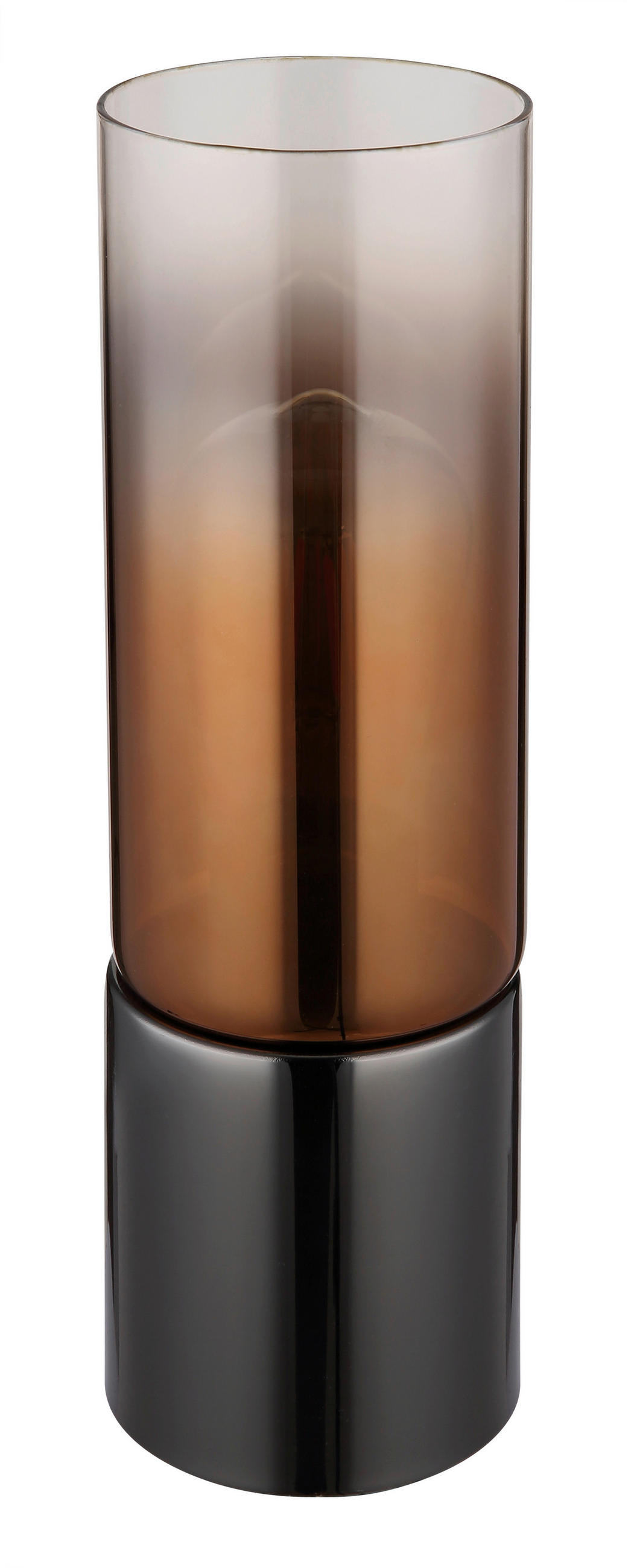 NAMIZNA SVETILKA        9/30 cm       - črna/barve bakra, Konvencionalno, kovina/steklo (9/30cm) - Globo