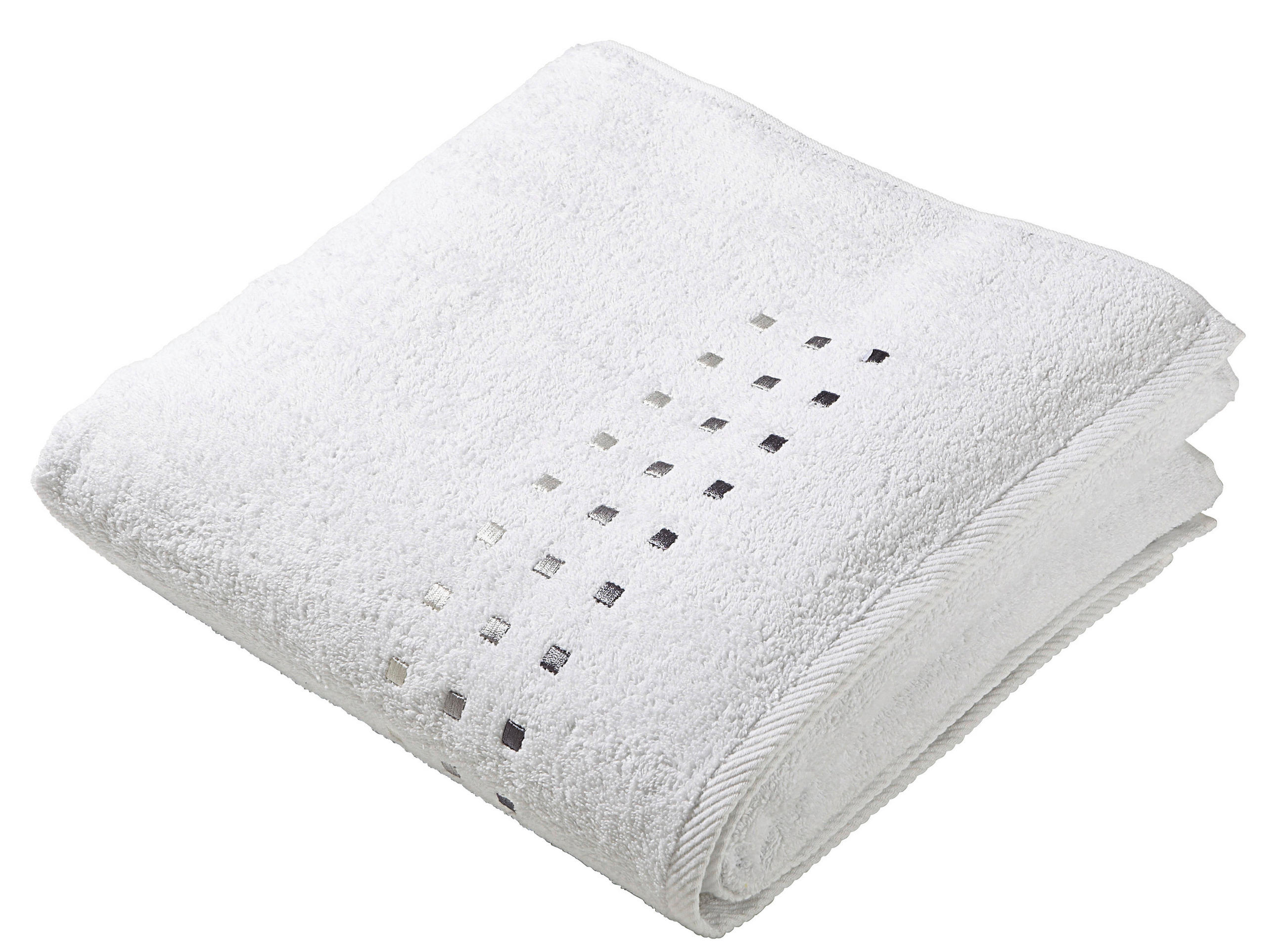 DUSCHHANDDUK QUATTRO 70/140 cm  - vit, Klassisk, textil (70/140cm) - Best Price
