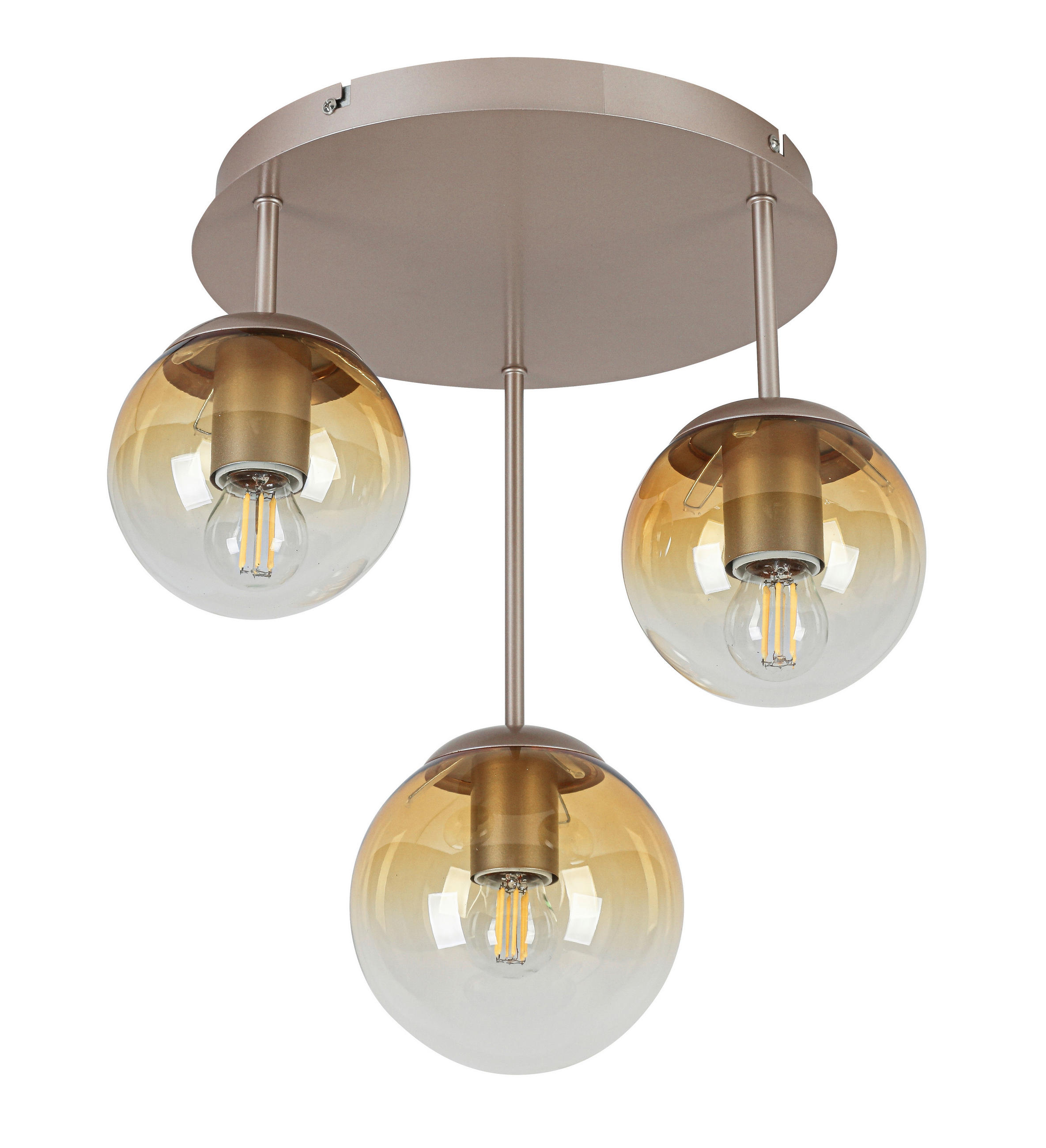Collett's Monde Deckenleuchte Champagner, Bernstein 35.5x38x36 cm