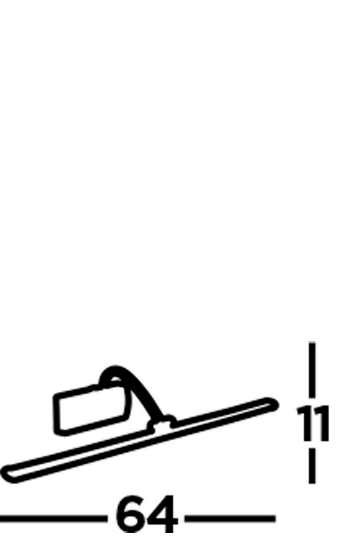 LED-BILDERLEUCHTE 64/11/21 cm   - Messingfarben, Basics, Metall (64/11/21cm)