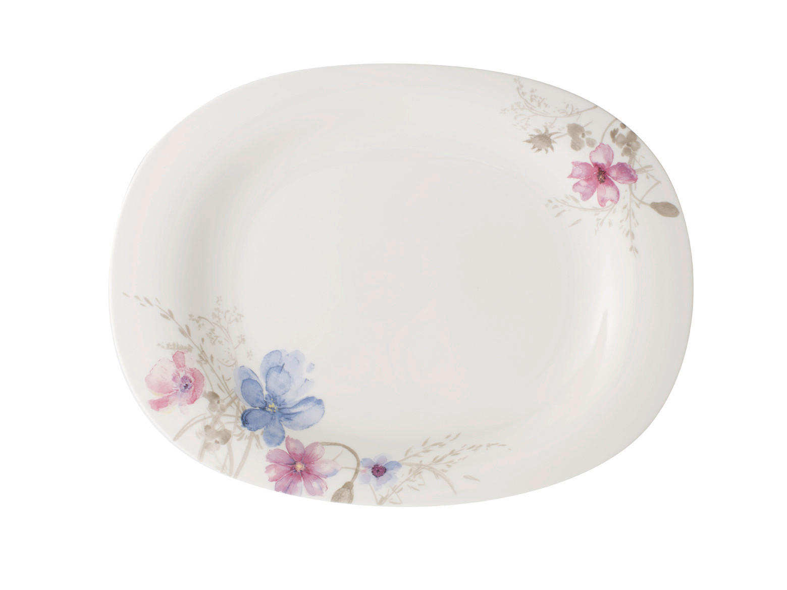 SERVIRNI PLADENJ  Mariefleur Gris Basic            - večbarvno, Konvencionalno, keramika (34cm) - Villeroy & Boch