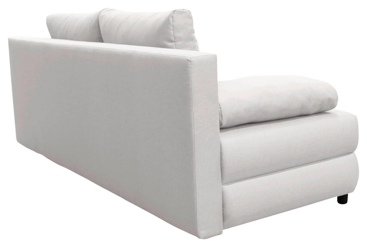 CANAPEA EXTENSIBILĂ textil alb  - alb/negru, Design, plastic/textil (206/87/88cm) - P & B
