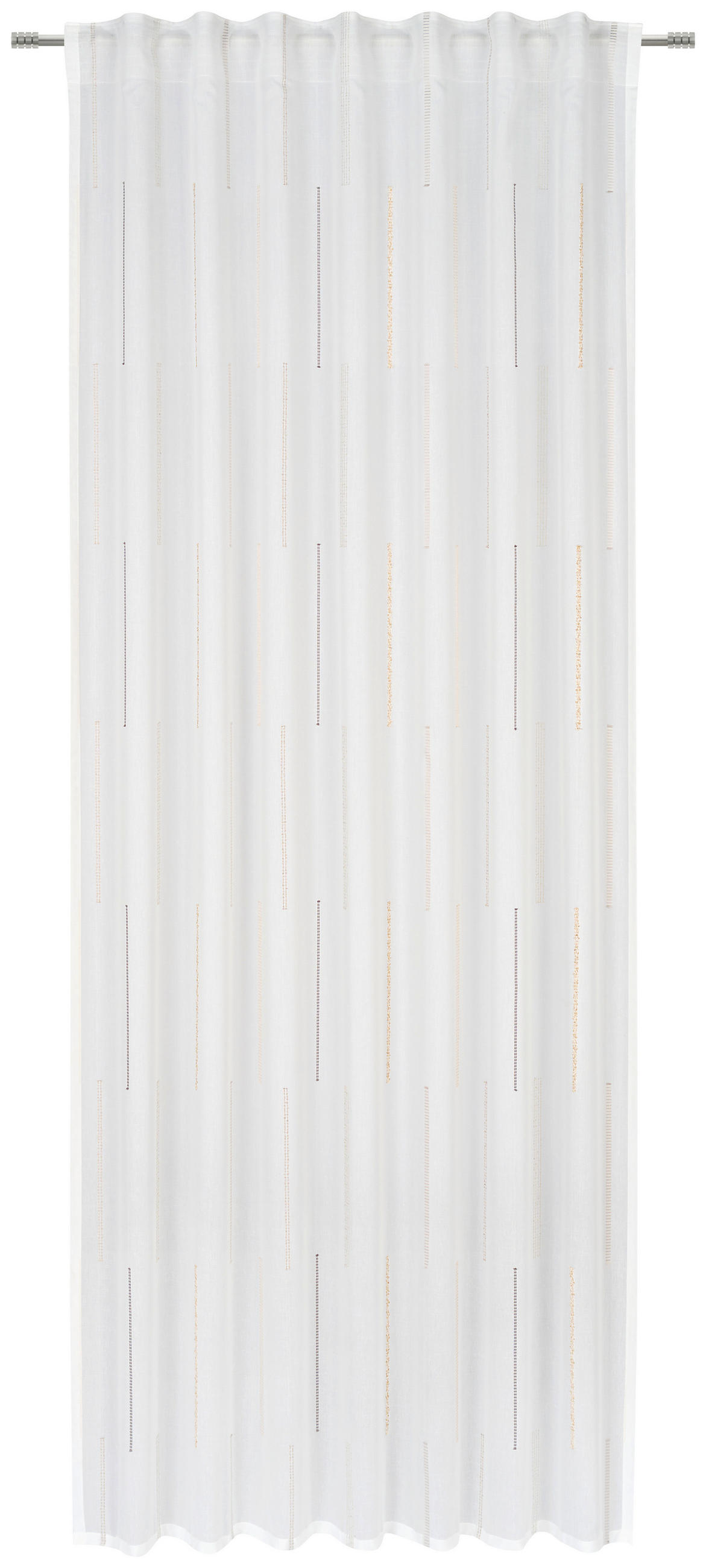 FERTIGVORHANG halbtransparent  - Beige/Creme, KONVENTIONELL, Textil (140/245cm) - Esposa