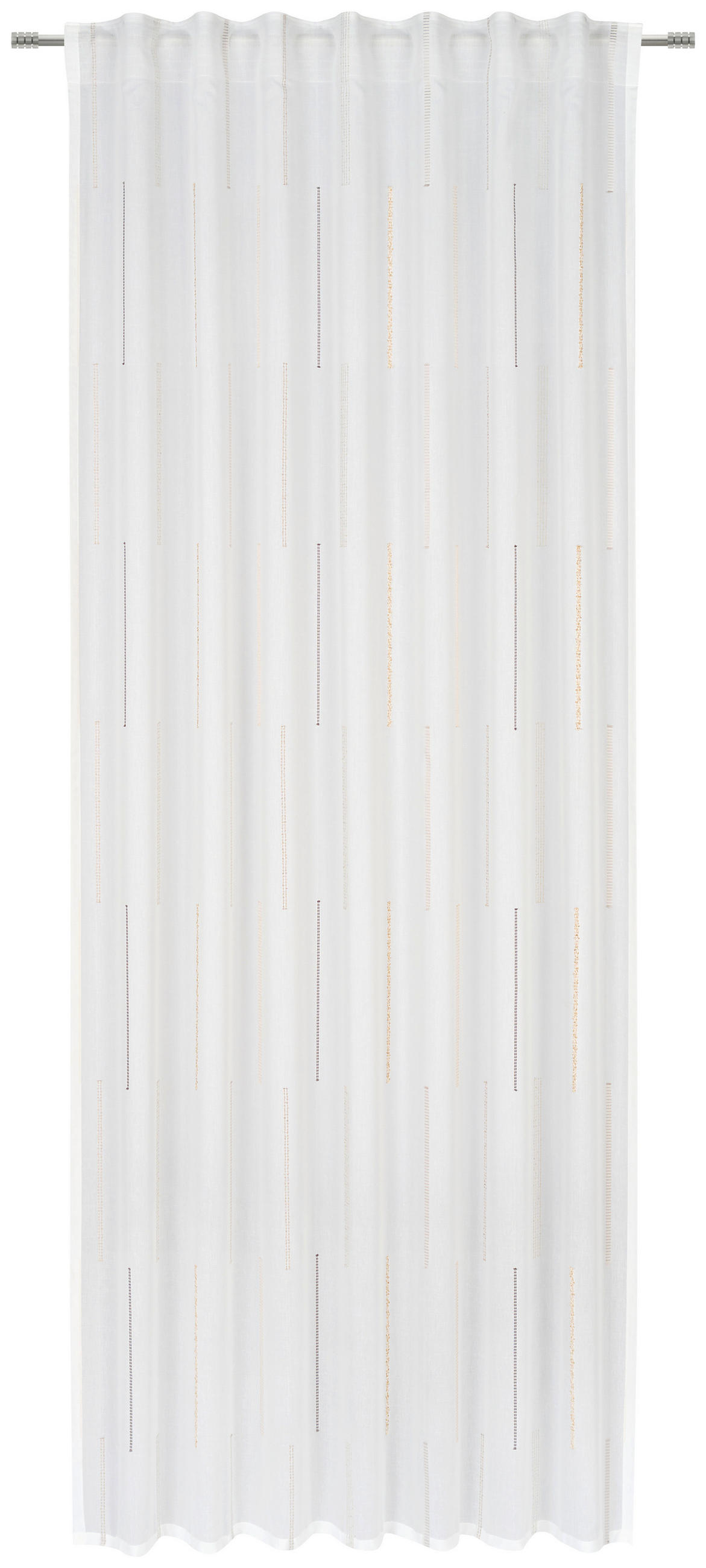 FERTIGVORHANG  halbtransparent   140/245 cm  - Beige/Creme, KONVENTIONELL, Textil (140/245cm) - Esposa