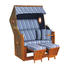 STRANDKORB - Walnussfarben, KONVENTIONELL, Holz (120/80/155cm) STRANDKORB - Walnussfarben, KONVENTIONELL, Holz (120/80/155cm)