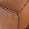 BIGSOFA Echtleder Cognac  - Cognac/Buchefarben, KONVENTIONELL, Leder/Holz (255/70/110cm) - Hom`in