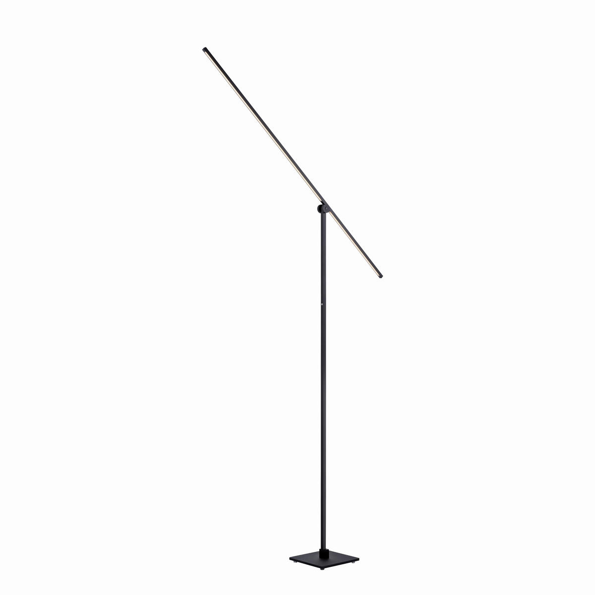 LED-STEHLEUCHTE - Schwarz, Design, Kunststoff/Metall (25/20,2/178cm) - Neuhaus PURE