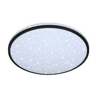 LED PLAFONJERA - crna, Osnovno, plastika (49,2/9,5cm)