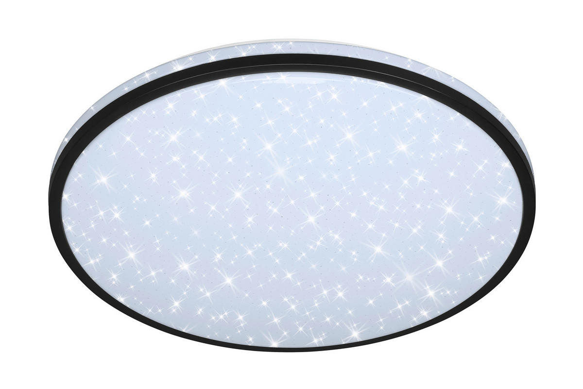 LED PLAFONJERA - crna, Osnovno, plastika (49,2/9,5cm)