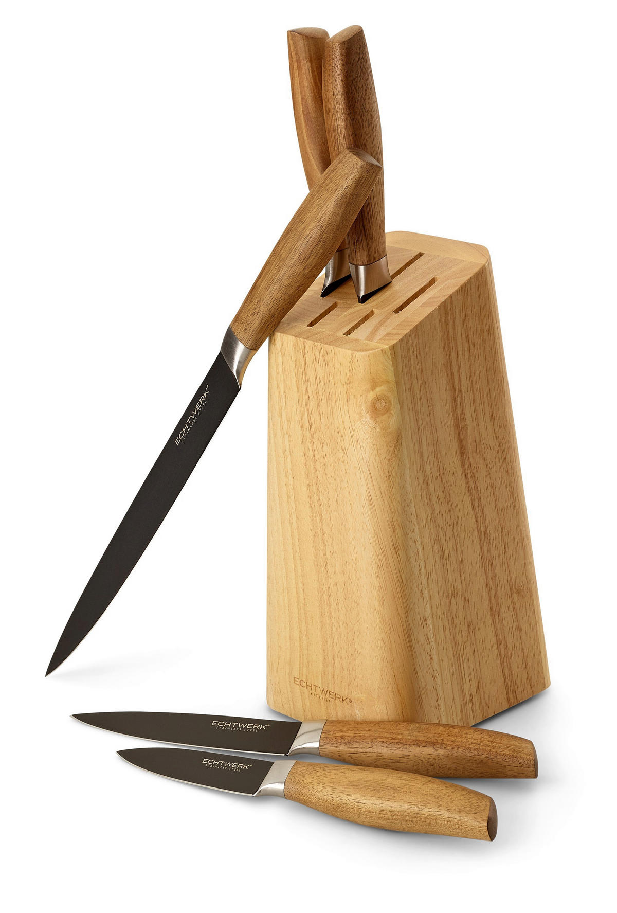 BLOK NA NOŽE  - barvy akácie, Basics, dřevo (22,7cm) - Echtwerk