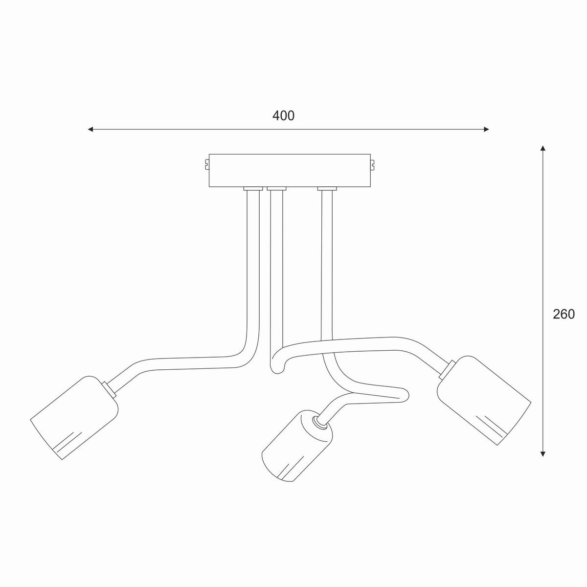 DECKENLEUCHTE  40/26 cm    - Weiß, Basics, Holz/Metall (40/26cm)