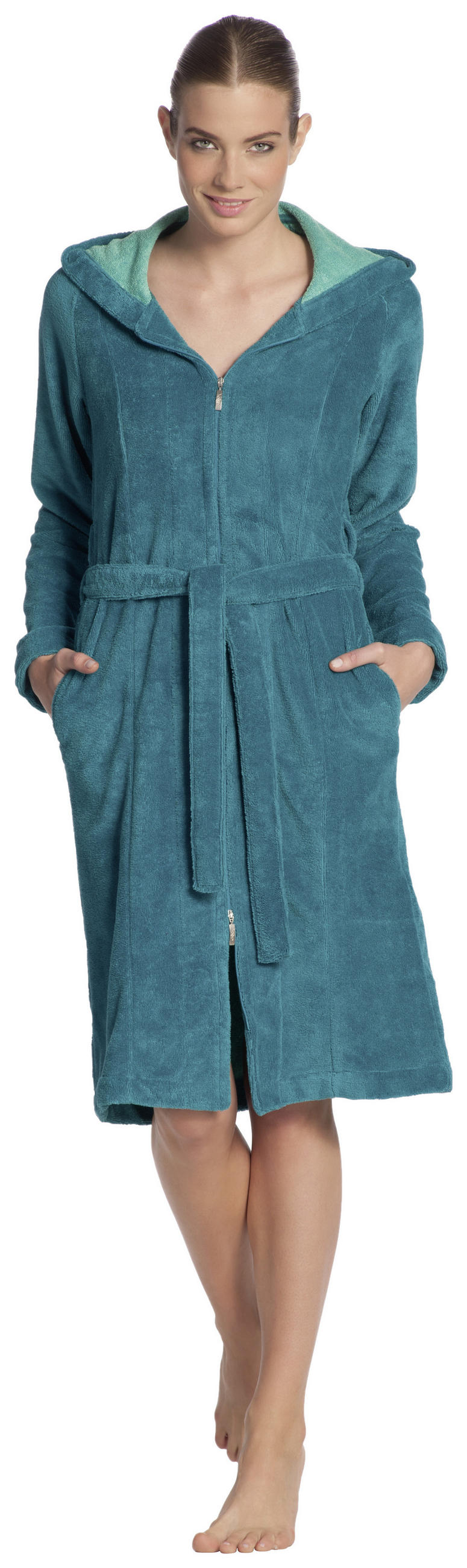 BADEMANTEL Palermo XL  Damen  - Türkis, Basics, Textil (XL null) - Vossen