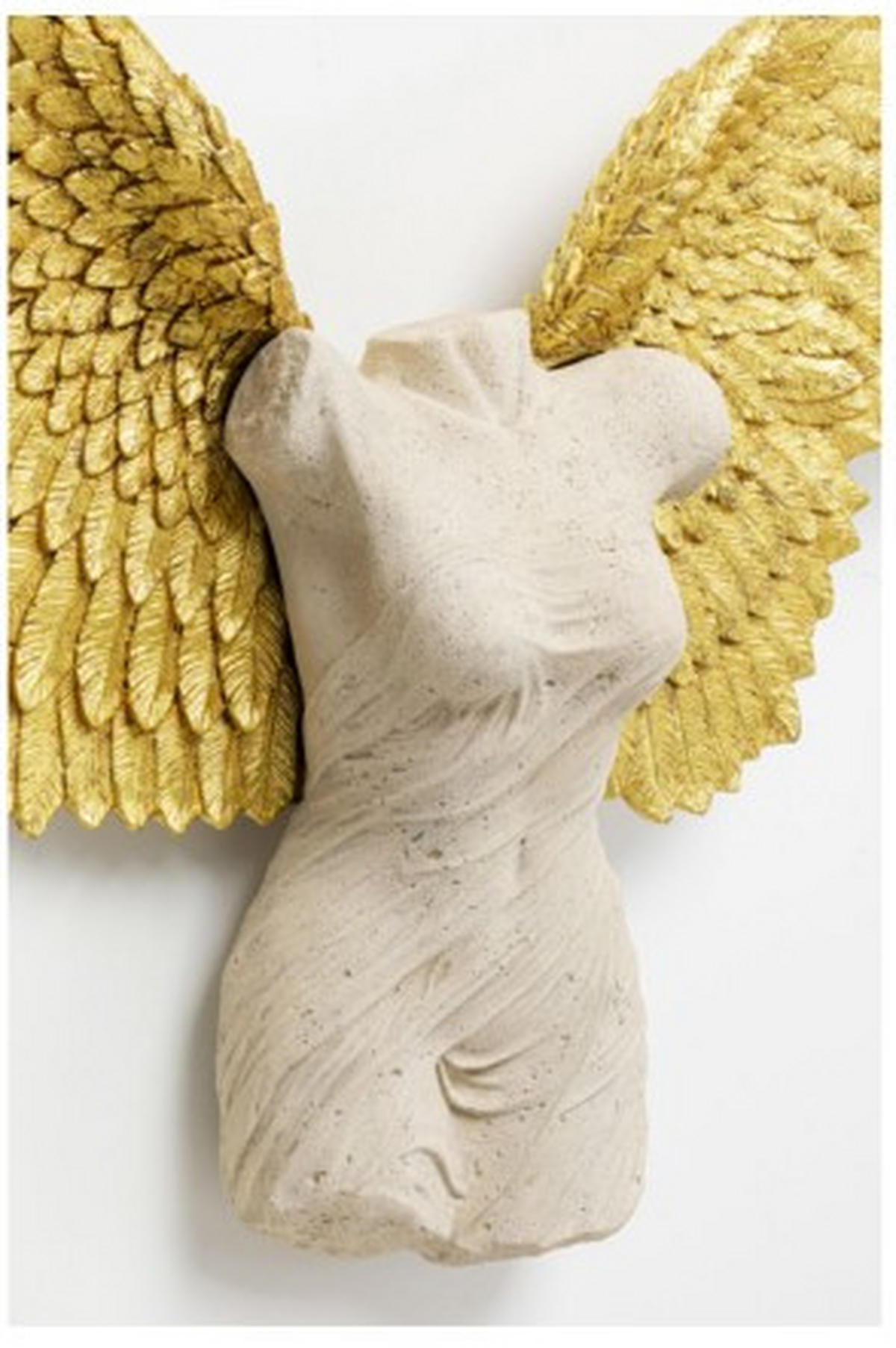 SKULPTUR - Beige/Goldfarben, Design, Kunststoff (124/71/17,8cm) - Kare-Design