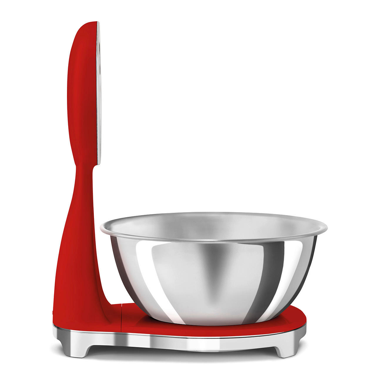 ELEKTRISCHE KÜCHENWAAGE 50's Style  - Rot, Trend, Kunststoff (18/31.5/25cm) - SMEG