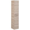 HOCHSCHRANK 30/159/32 cm  - Eschefarben/Alufarben, MODERN, Glas/Holzwerkstoff (30/159/32cm) - MID.YOU