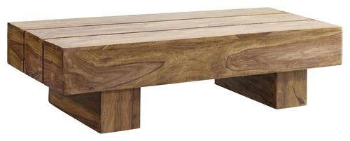 COUCHTISCH Sheesham massiv rechteckig Sheeshamfarben  - Sheeshamfarben, Design, Holz (120/45cm) - MID.YOU