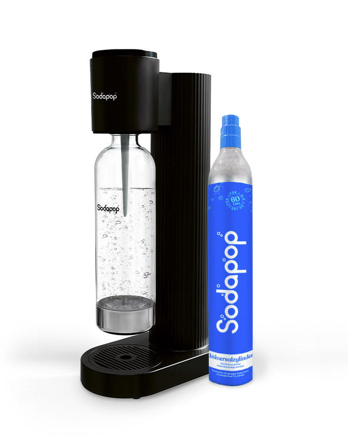 WASSERSPRUDLER Cooper  - Schwarz, Basics, Kunststoff (12.8/44.90/23.10cm) - Sodapop