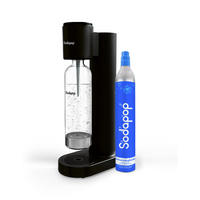 WASSERSPRUDLER Cooper  - Schwarz, Basics, Kunststoff (12.8/44.90/23.10cm) - Sodapop