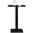 BARTISCH in Metall, Glas, Keramik 70/70/105 cm - Schwarz, MODERN, Glas/Keramik (70/70/105cm) - Novel BARTISCH in Metall, Glas, Keramik 70/70/105 cm - Schwarz, MODERN, Glas/Keramik (70/70/105cm) - Novel