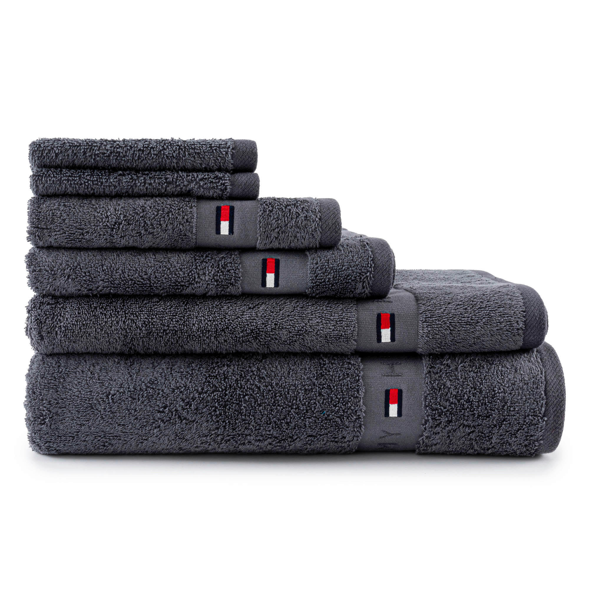 PROSOP PENTRU OASPEȚI 40/60 cm gri închis  - gri închis, Basics, textil (40/60cm) - Tommy Hilfiger