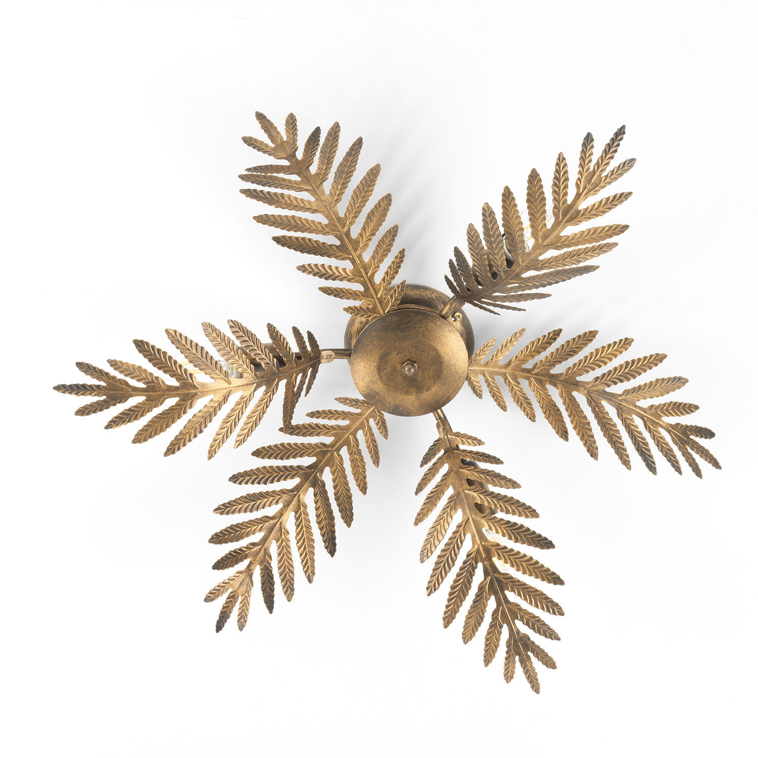 DECKENLEUCHTE    70/70/25 cm  - Cognac, Basics, Metall (70/70/25cm)