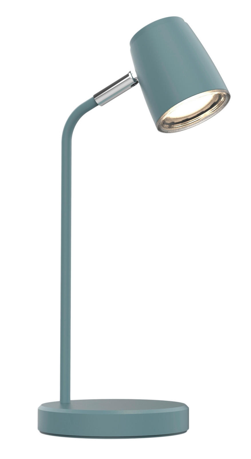 LED LAMPA NA PÍSACÍ STÔL, 14/14/35 cm - modrá, Basics, kov/plast (14/14/35cm)