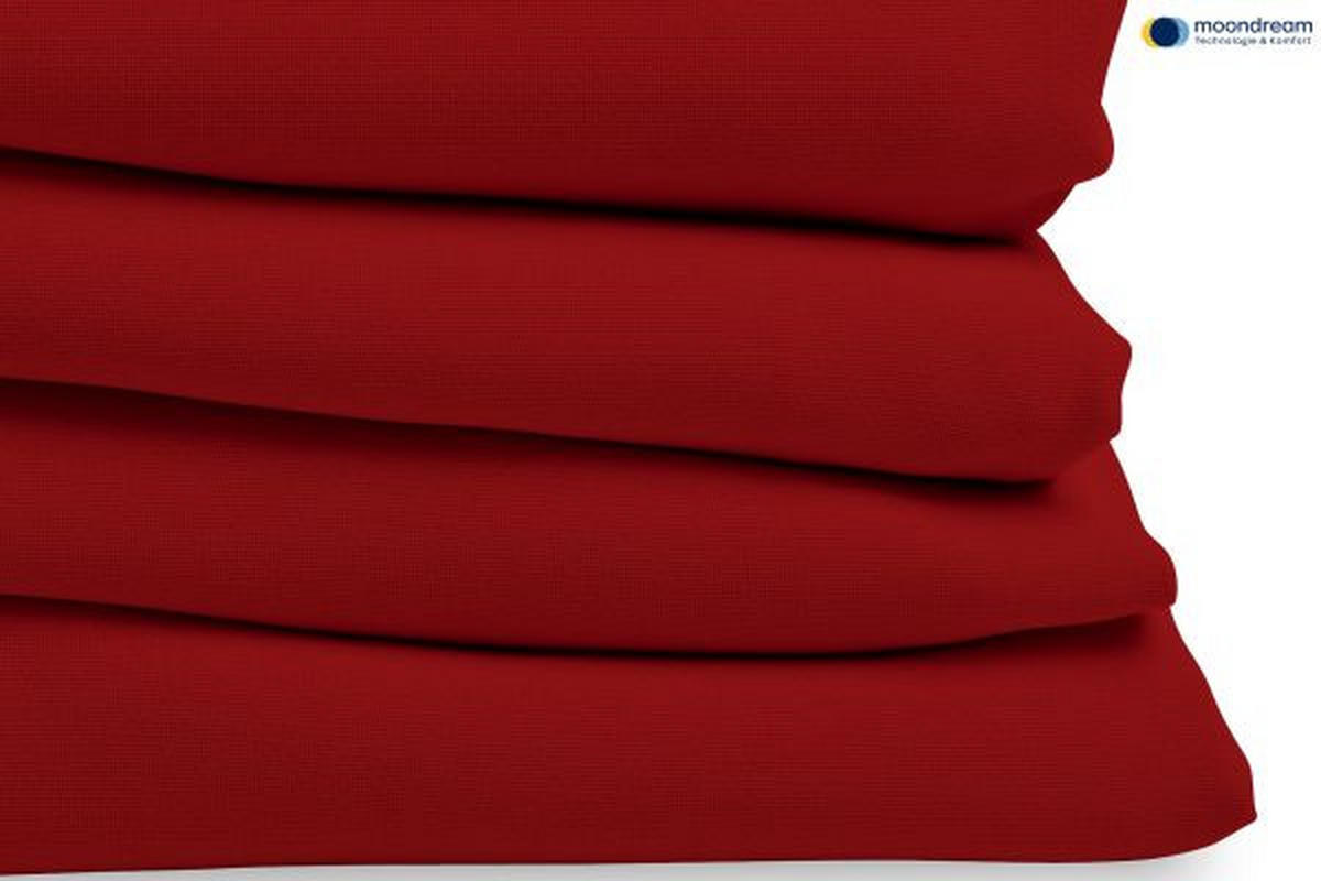 LÄRMSCHUTZVORHANG Verdunkelung  - Rot, Design, Textil (145/260cm)
