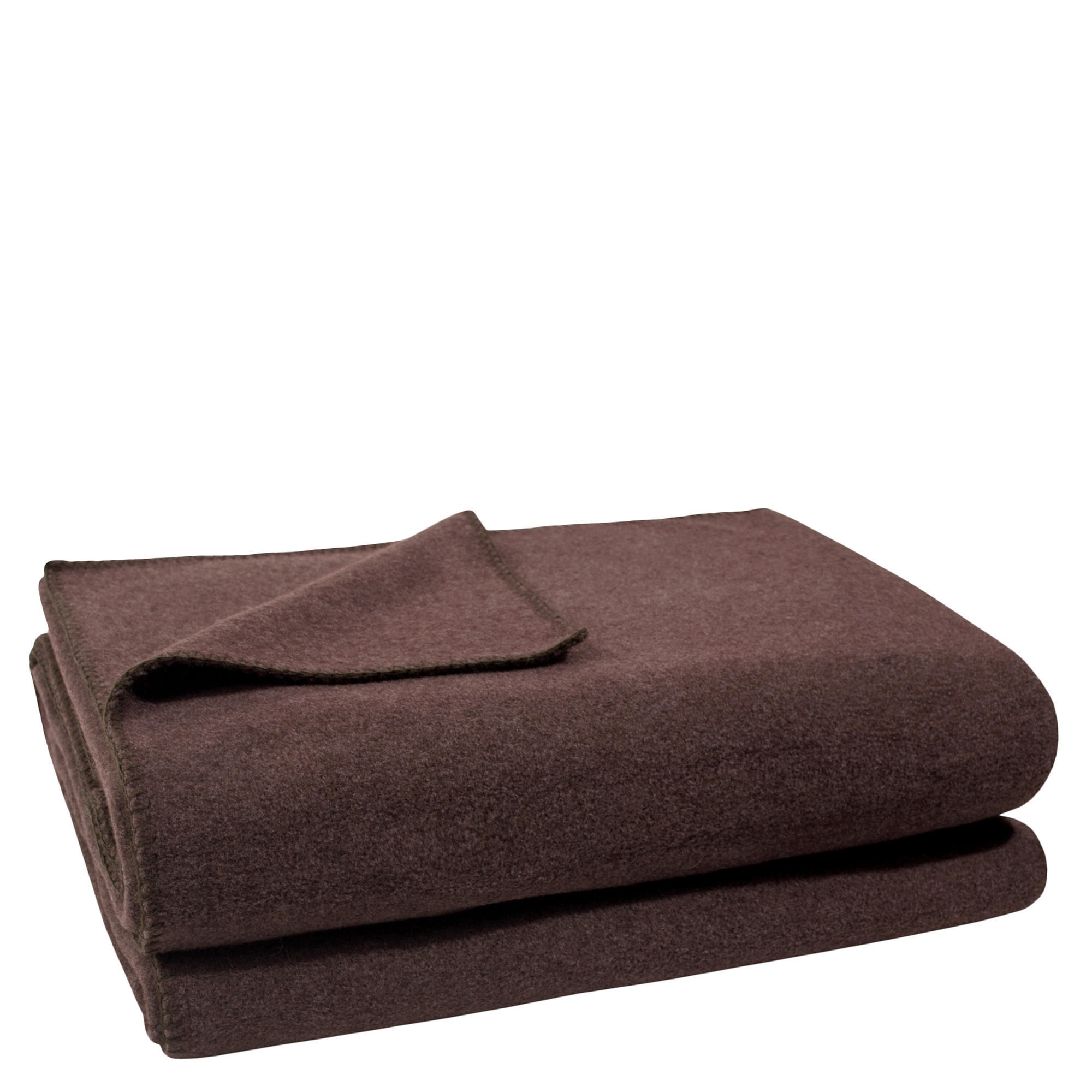 Zoeppritz Fleecedecke Soft-Fleece Dunkelbraun 160x200 cm