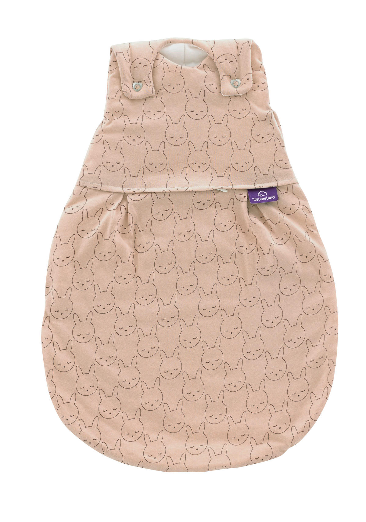 BABYSCHLAFSACK KUSCHELHASE BEIGE    68/74   - Beige/Altrosa, Basics, Textil (68/74null) - Träumeland
