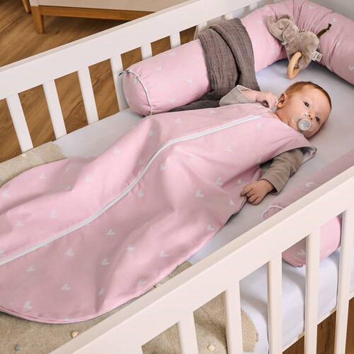 BABYSCHLAFSACK TURTLE FAMILY    90   - Altrosa, Basics, Textil (90null) - Avelia