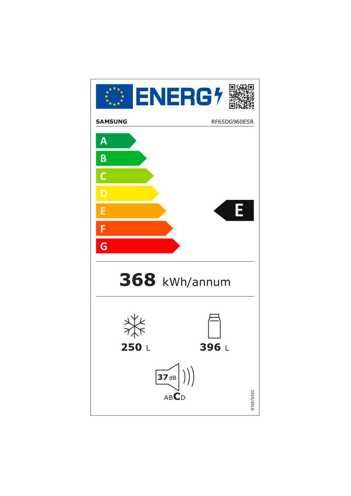 FRENCH-DOOR RF65DG960ESREF  - Silberfarben, Basics, Glas/Kunststoff (91,2/183/72,3cm) - Samsung