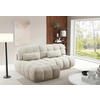 ECKSOFA TARANTO Beige Webstoff  - Beige/Schwarz, Design, Kunststoff/Textil (172/225cm) - Livetastic
