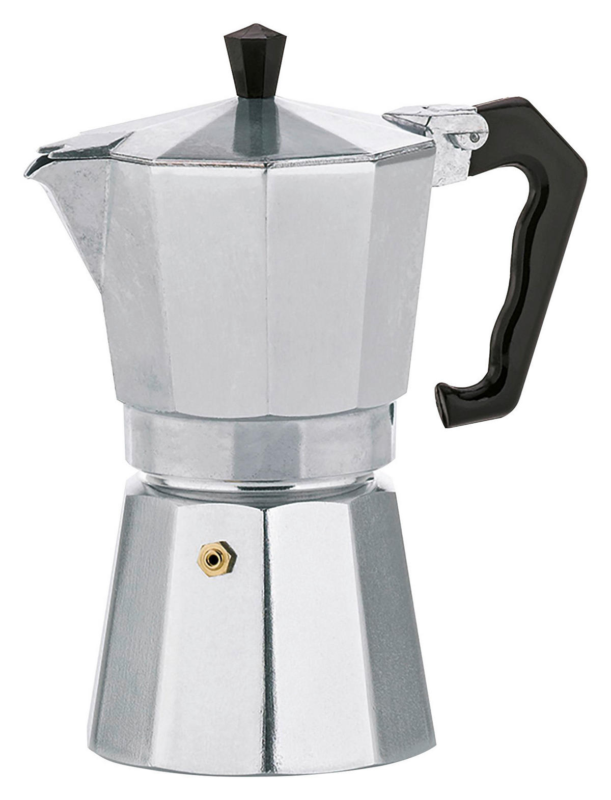 ESPRESSOKOCHER Italia  - Silberfarben, KONVENTIONELL, Metall (10,5/20cm) - Kela