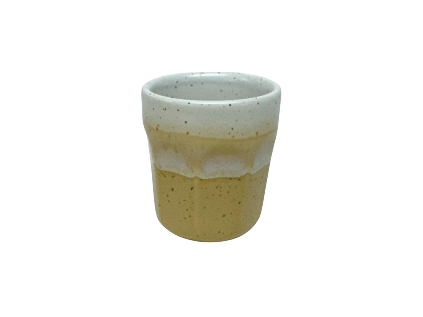 ESPRESSOTASSE 80 ml  - Currygelb/Beige, Trend, Keramik (6,1/6,7cm) - Landscape