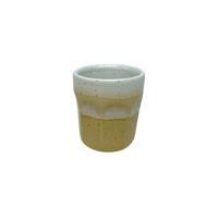 ESPRESSOTASSE 80 ml  - Currygelb/Beige, Trend, Keramik (6,1/6,7cm) - Landscape