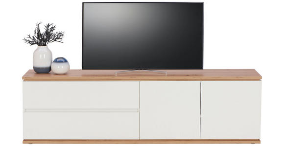 LOWBOARD  in 184/54/42 cm  - Schwarz/Weiß, Design, Holzwerkstoff/Kunststoff (184/54/42cm) - Xora