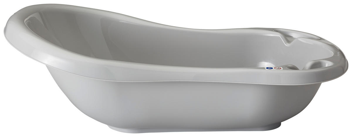 BABYBADEWANNE Grey  - Grau, Basics, Kunststoff (84/45/28cm) - My Baby Lou