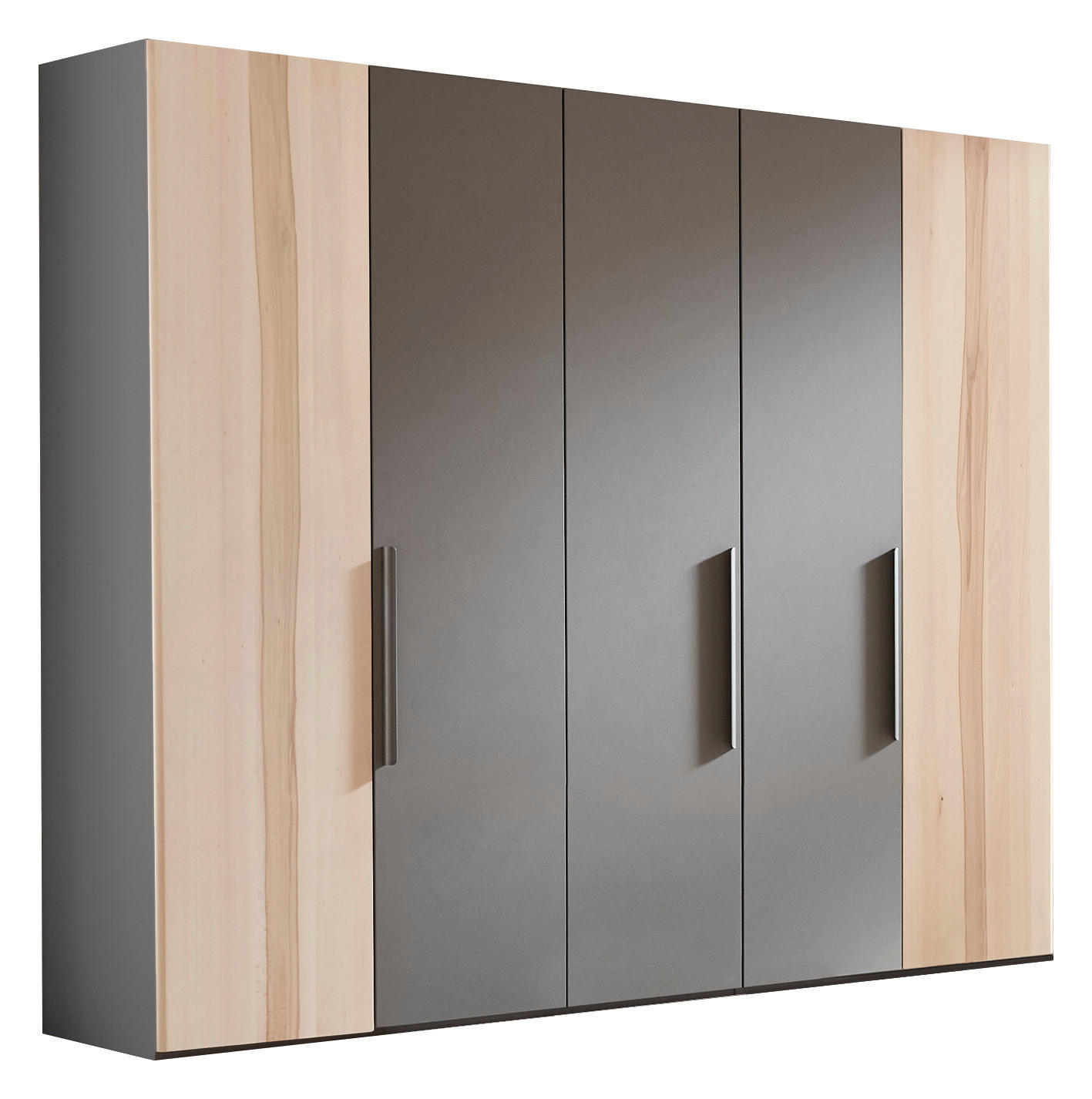 DREHTÜRENSCHRANK 249,2/222,3/62 cm 5-türig Buchefarben, Fango  - Fango/Buchefarben, Design, Holz/Holzwerkstoff (249,2/222,3/62cm) - Valdera