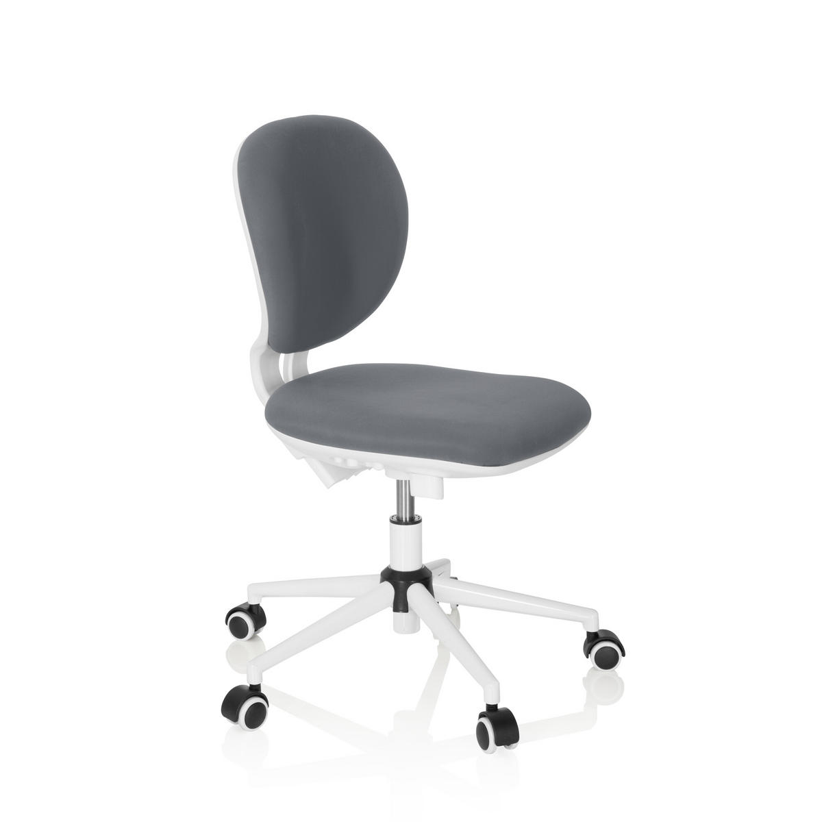 JUGENDDREHSTUHL Grau  - Grau, Basics, Kunststoff (43/82-95/56cm) - MID.YOU