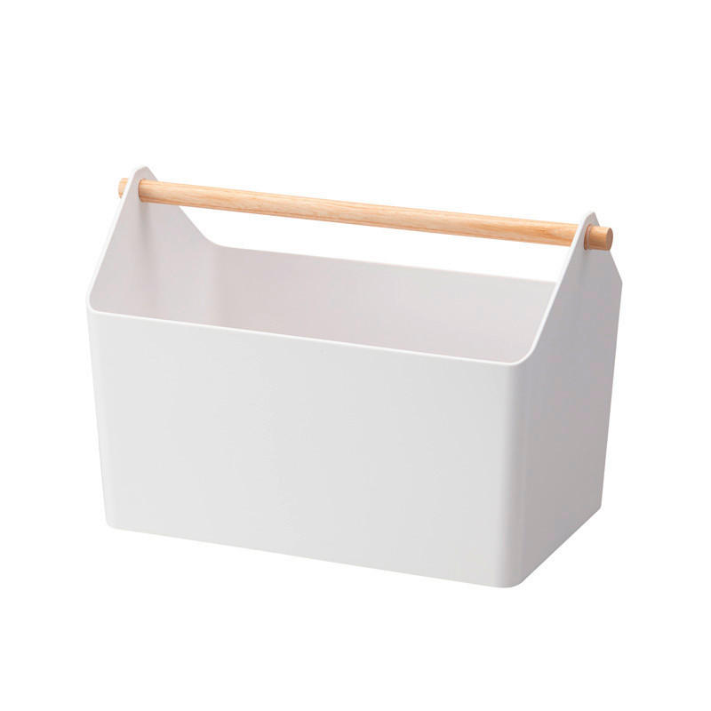 UNIVERSALABLAGE  - Weiss, Basics, Holz/Kunststoff (37/21/24cm)